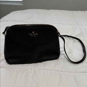 Kate Spade Black Leather Crossbody Bag